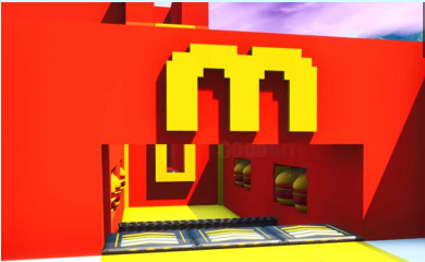 MCDONALDS DEATHRUN.Ce deathrun va vous donner faim, il a était préparé avec passion et amour comme un BIG MAC... 10 niveaux vous attendent ! Vous êtes prêt ? Alors c'est parti. le code 0588-6764-7738 